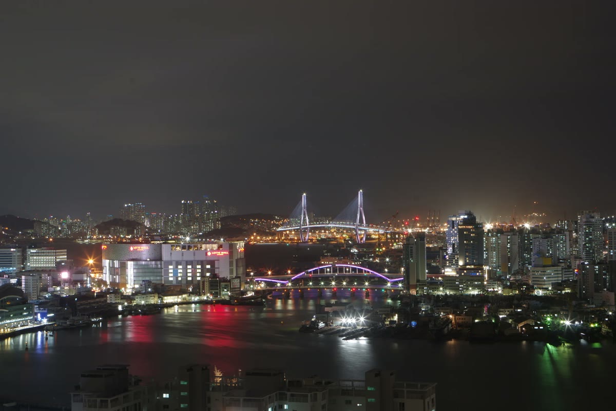韓国の夜景